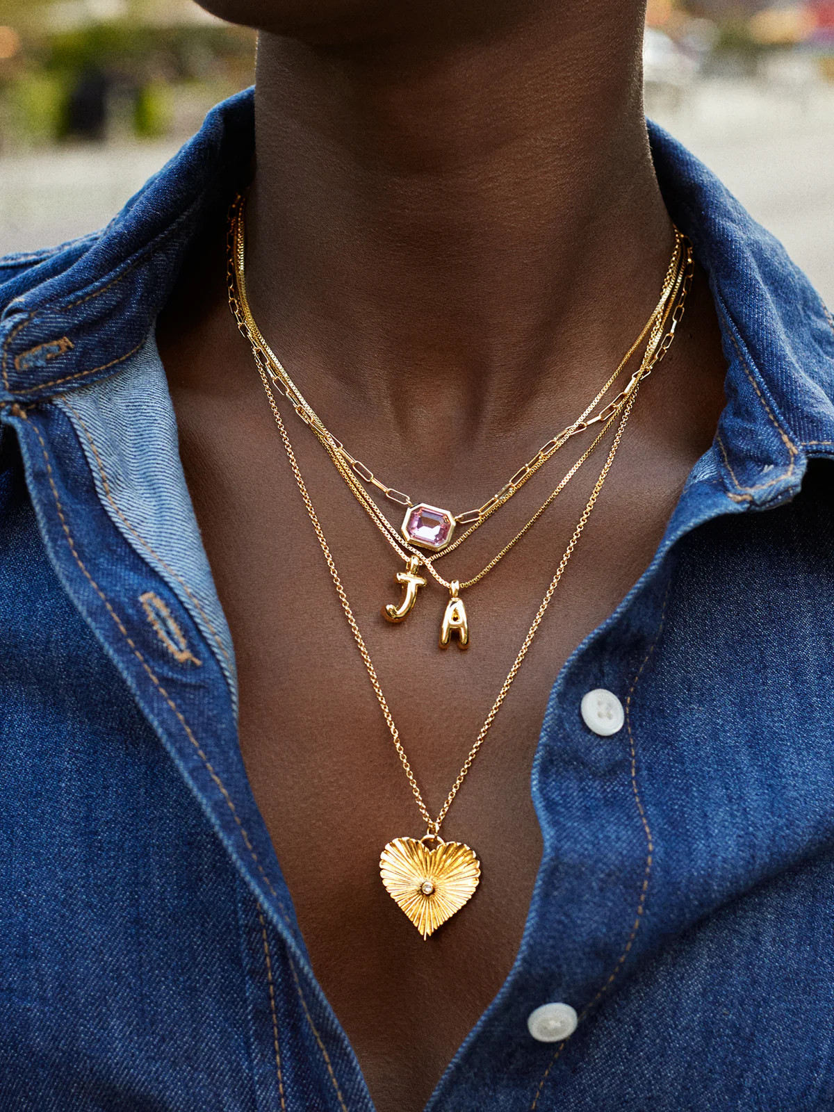 High Frequency Pendant Necklace - Heart | BaubleBar