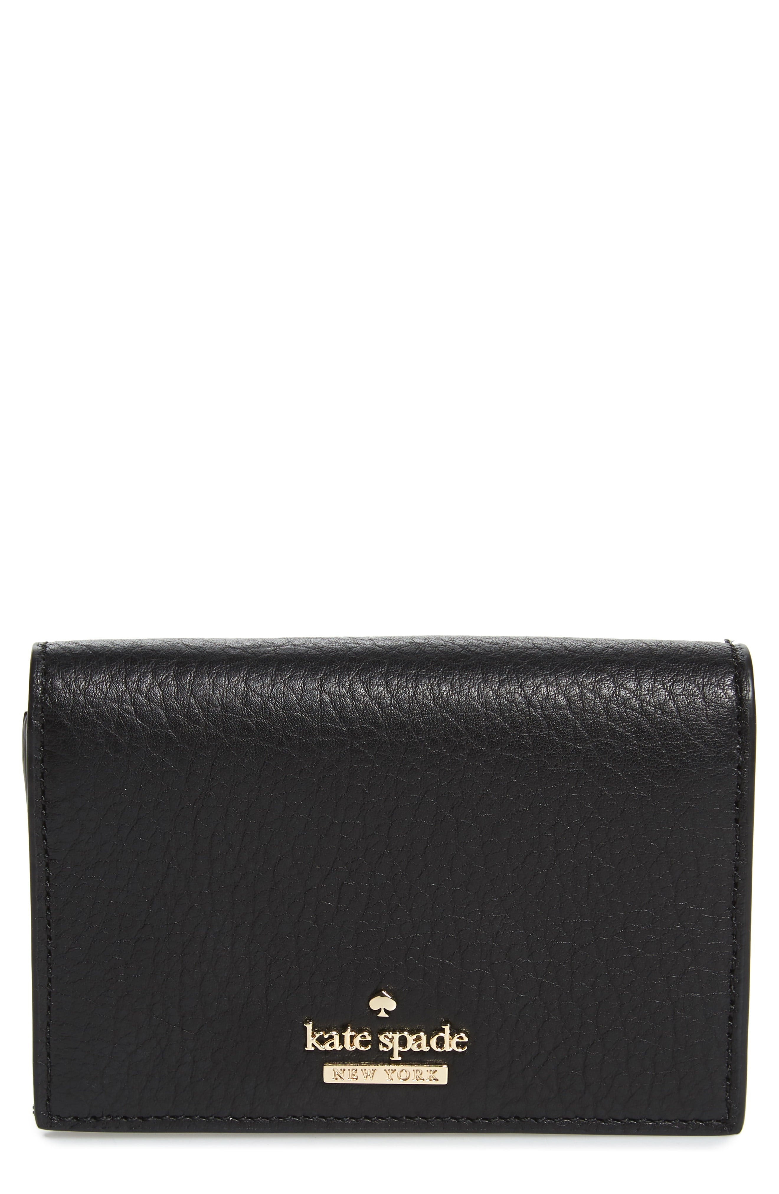 Women's Kate Spade New York Blake Street - Dot Gabe Leather Wallet - Black | Nordstrom