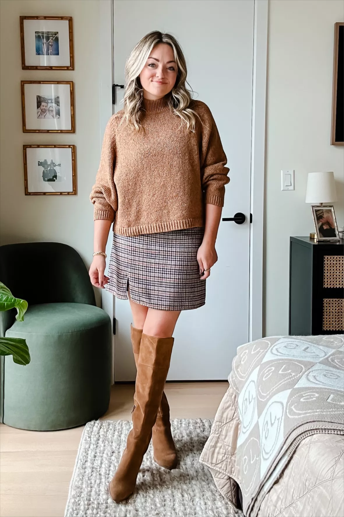 Melange Cozy Mock-Neck Sweater for … curated on LTK