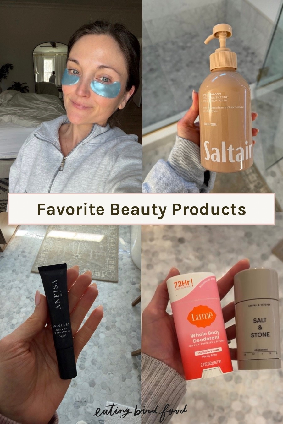 Favorite Beauty Products! 

Eye patches / Saltair / Deodorant / Women’s beauty products / Body wash 

#LTKgrwm #LTKBeauty