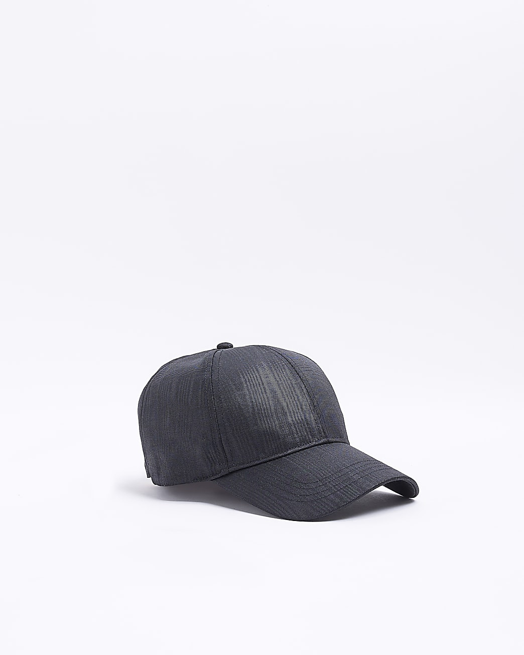 River Island Womens Black Satin Cap | River Island (US)