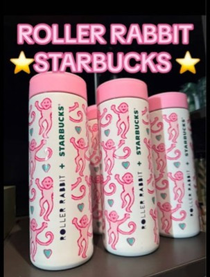 NEW ⭐ Starbucks x Roller Rabbit 2025 Stainless Steel Tumbler Monkey HTF Cup | eBay US