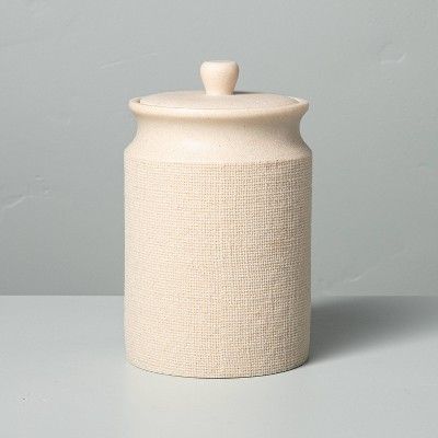20oz Resin Bath Canister Cream - Hearth &#38; Hand&#8482; with Magnolia | Target