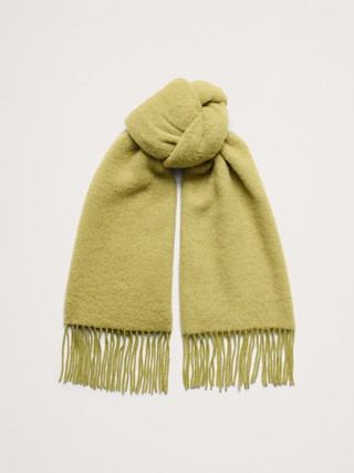 Brushed Alpaca-Wool Blend Scarf | Banana Republic (US)