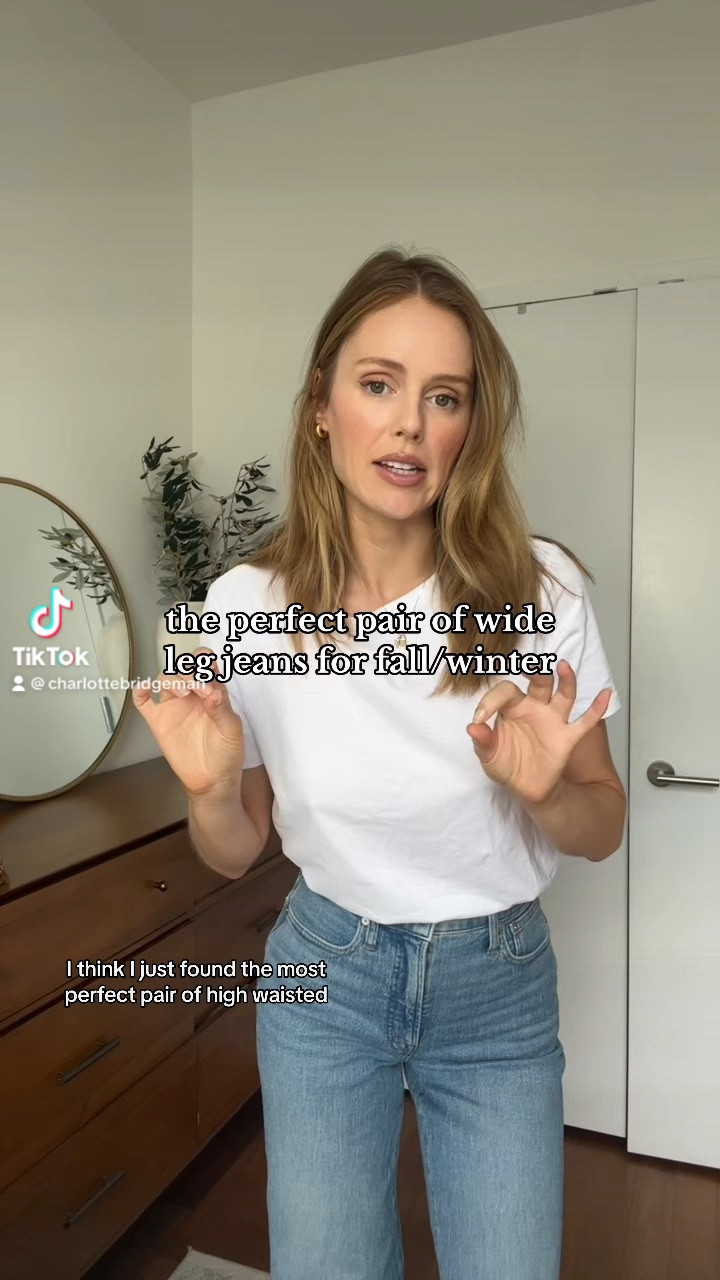 Just found the most perfect pair of high waisted wide leg jeans for fall! 

#LTKstyletip