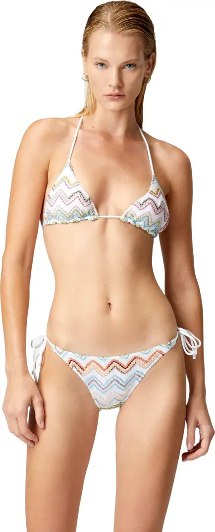 Missoni Triangle Bikini With 3d Lamé Zig Zag | Nordstrom | Nordstrom