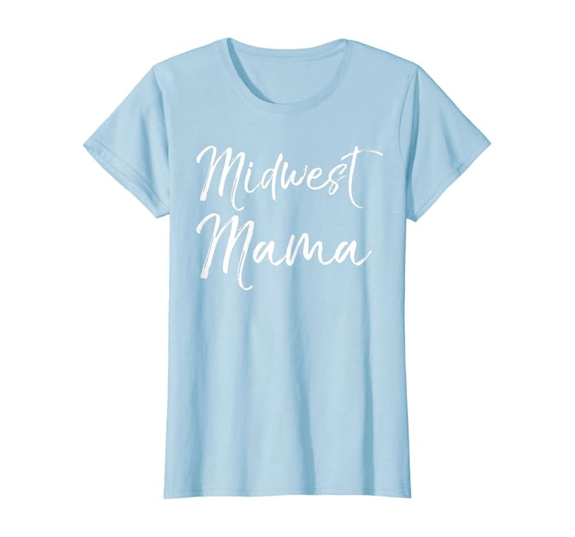 Cute Midwestern Mother's Day Gift for Women Midwest Mama T-Shirt | Amazon (US)