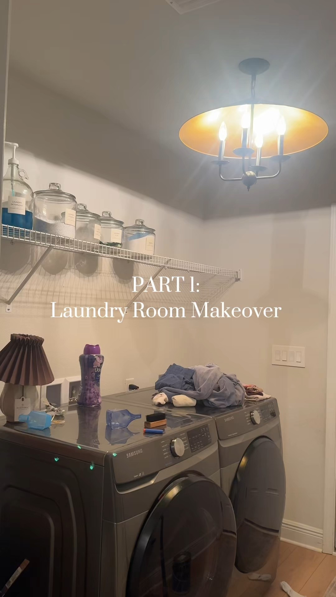 Laundry Room makeover Part 1 