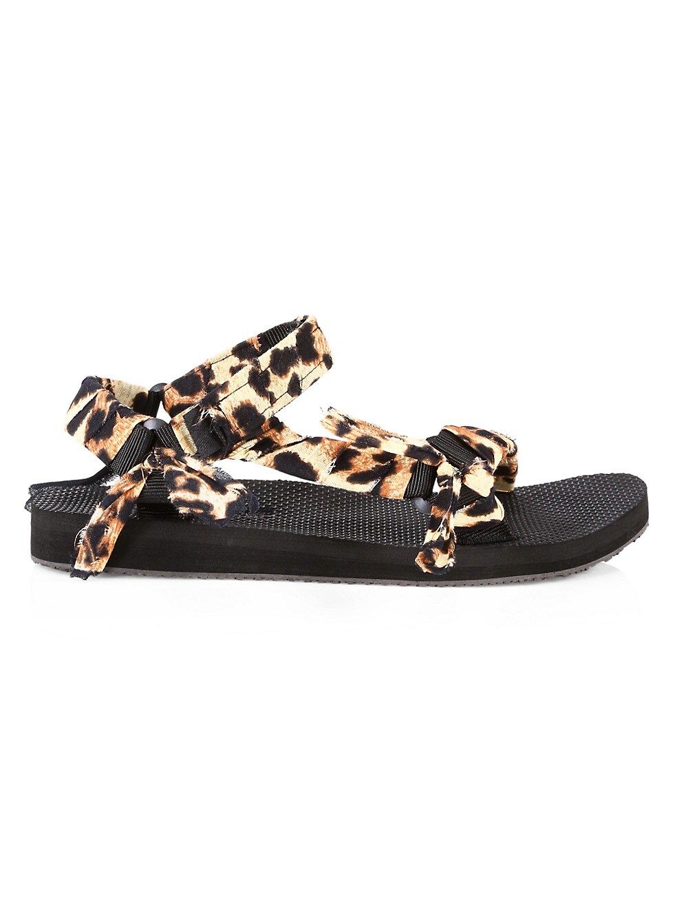 Trekky Leopard-Print Bandana Sandals | Saks Fifth Avenue