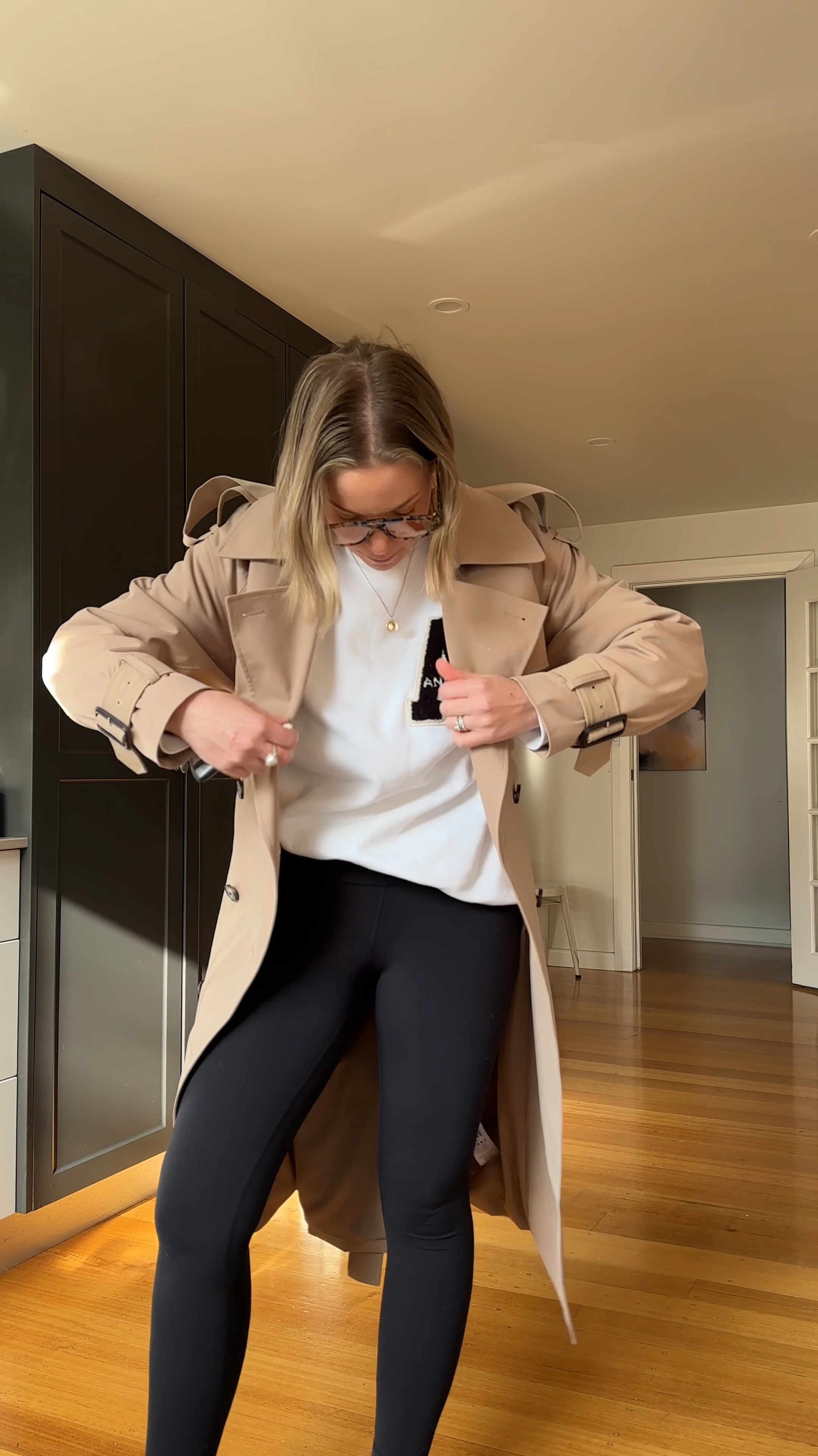 My ‘what to wear when I have 2 minutes to throw something together’. A trench, always!

#LTKstyletip #LTKaustralia