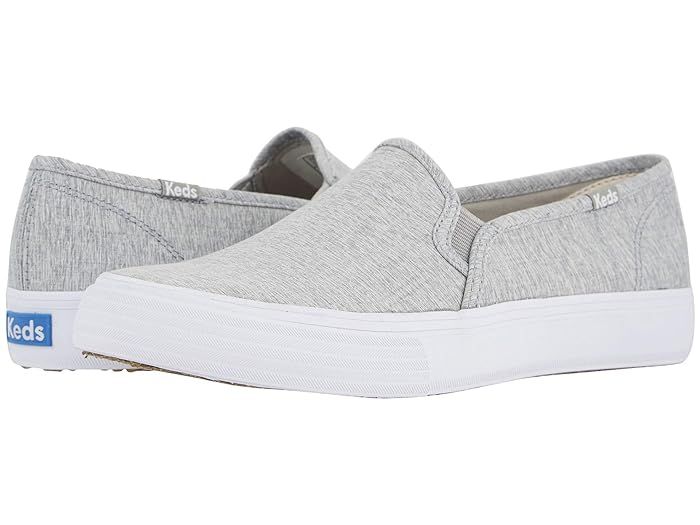 Keds Double Decker Heathered Woven (Light Gray) Women's Shoes | Zappos