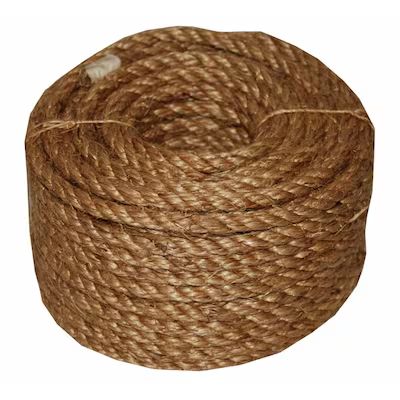 T.W. Evans Cordage  1-in x 100-ft Twisted Manila Rope (By-the-Roll) | Lowe's