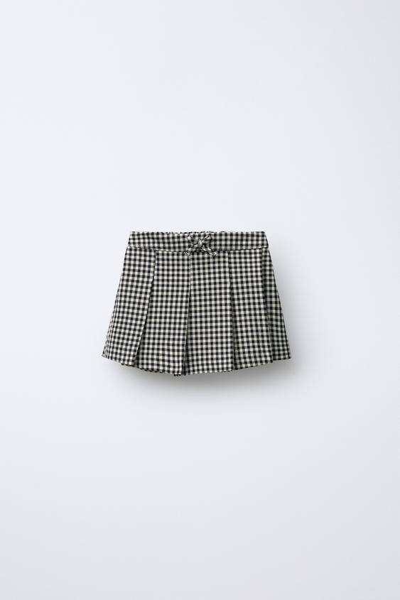 PLAID SKORT | Zara US