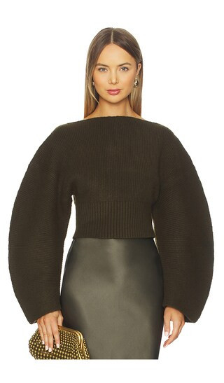 Cult Gaia Ella Sweater in Brown. - size S | Revolve Clothing (Global)