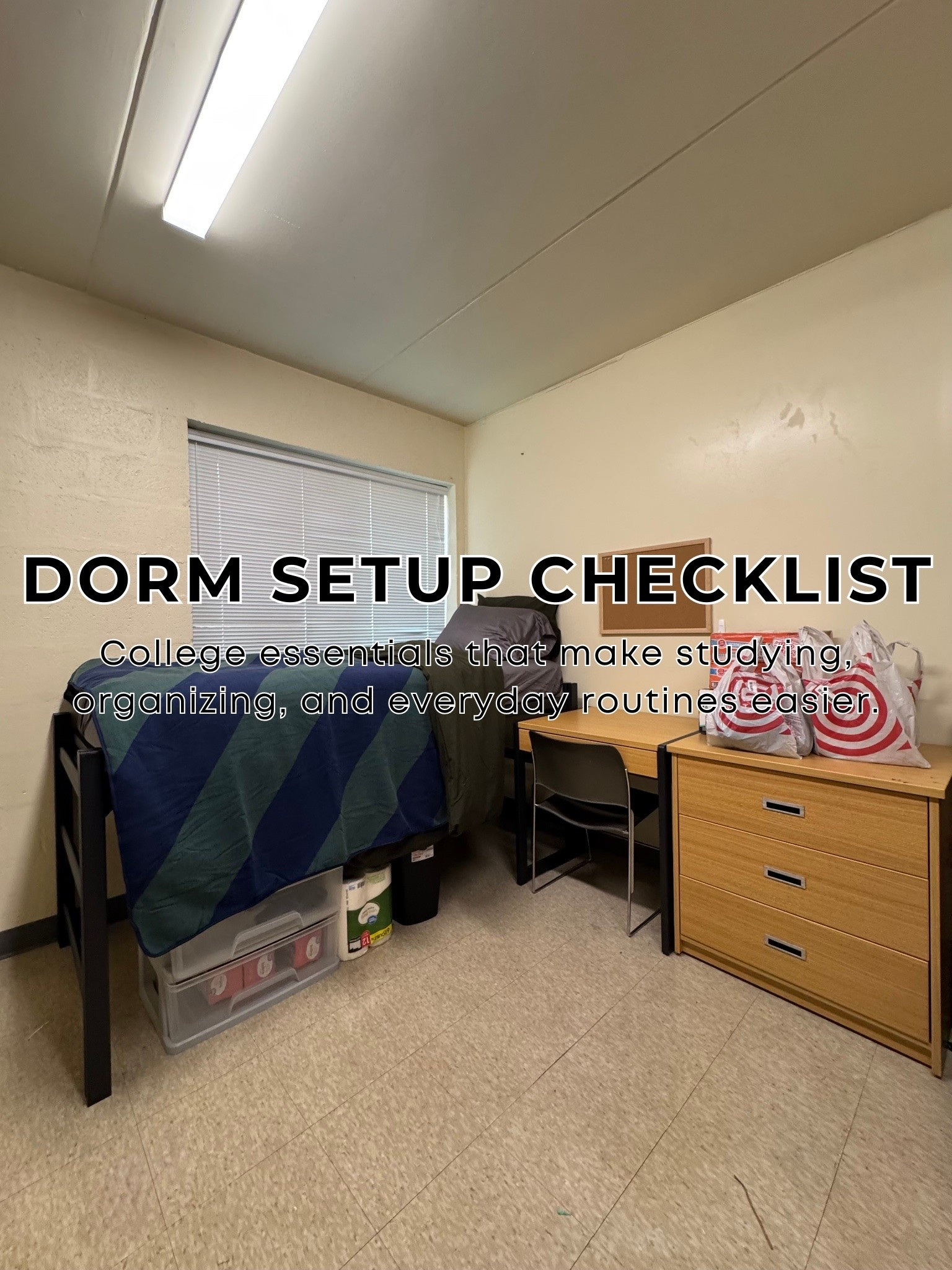 Move-in day gets so much easier when you know what you actually need before the shopping starts. From bedding and storage to study essentials and everyday organization, I’m building a dorm setup that feels practical, comfortable, and easy to keep organized.   college dorm essentials, dorm room checklist, college move in checklist, dorm room setup, dorm organization, college bedroom essentials, dorm storage ideas, study space essentials, back to college shopping, dorm room must haves

#LTKSeasonal #LTKU #LTKHome
