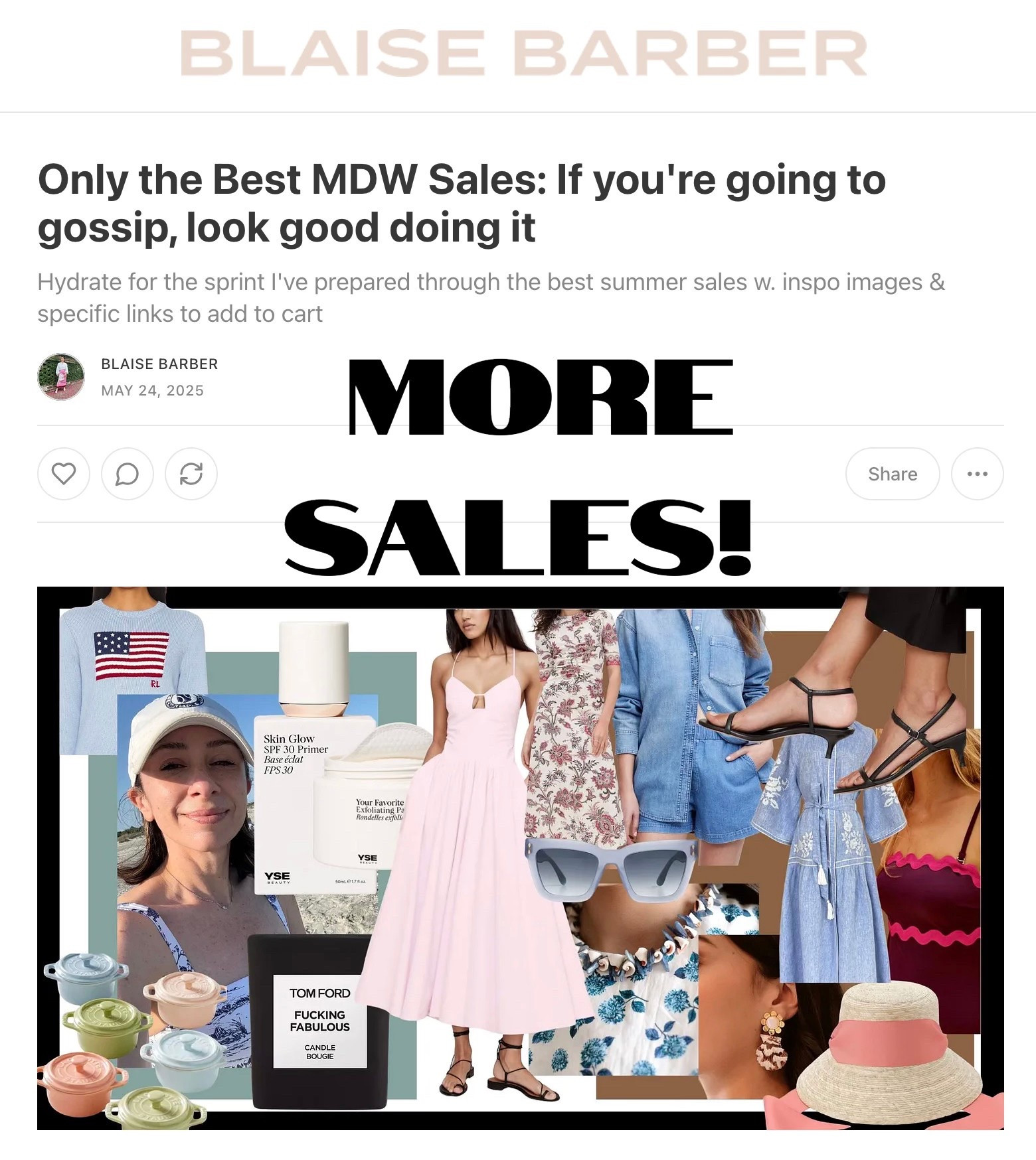 The best from Memorial Day Weekend sales. More at BlaiseBarber.com 

#LTKSaleAlert