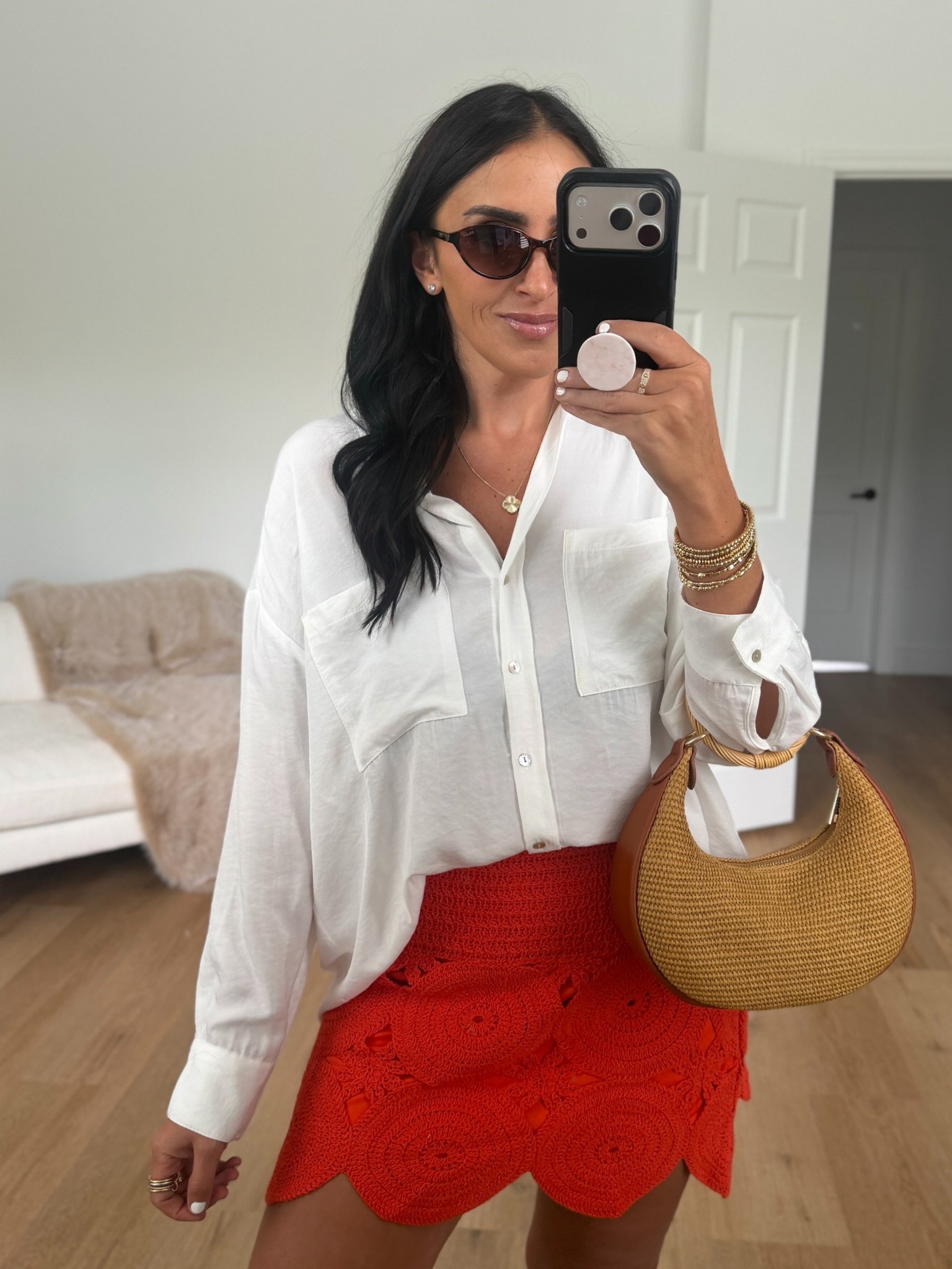 Simonmiller crochet beep beep mini skirt dupe more affordable option to the Designer skirt wearing size medium. Use code houseofsequins30 for 30% off the entire site on vici