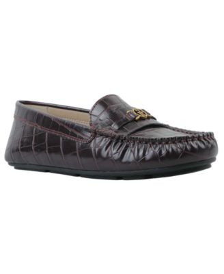 Giani Bernini Women's Caelann Driver Slip-On Loafers, Macy's Exclusive - Dark Chocolate Twill | Macy's