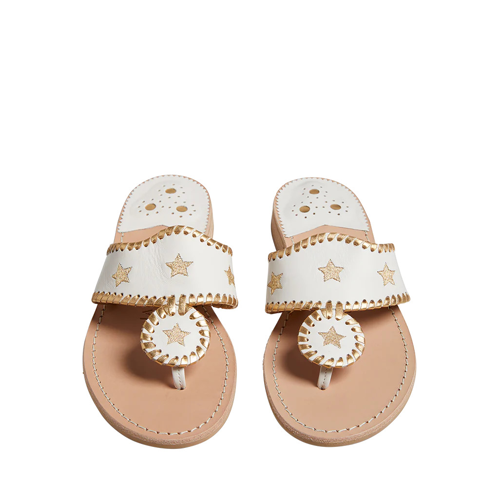 Star Embroidered Jacks Flat Sandal | Jack Rogers