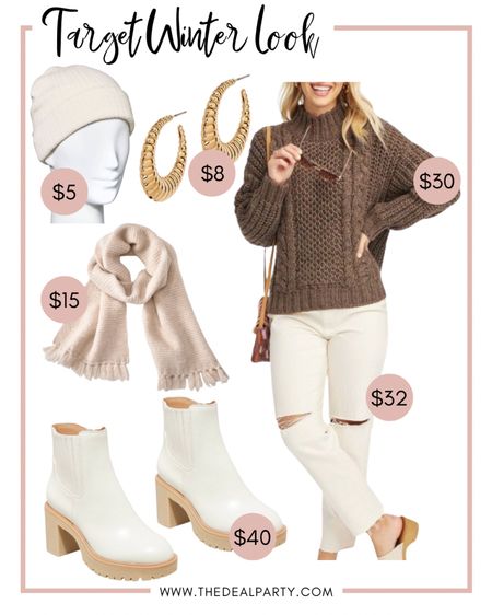 Target Winter Look | Target Winter Fashion | Target Sweaters | White Boots | Ankle boots 

#LTKunder50 #LTKstyletip #LTKSeasonal