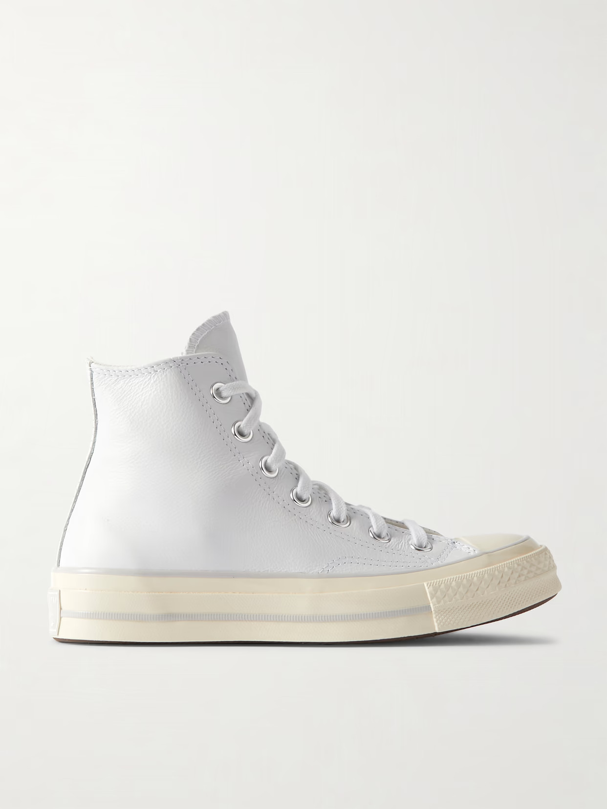 CONVERSE - Chuck 70 Leather High-top Sneakers - White | NET-A-PORTER (UK & EU)