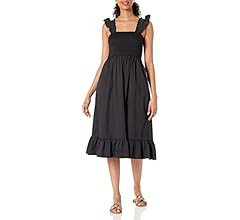 The Drop Women's Kimi Ruffled Shoulder Smocked Midi Dress | Amazon (US)