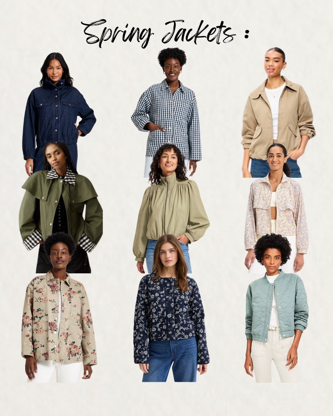 Spring Jackets / Spring Outerwearr

#LTKootd #LTKSeasonal