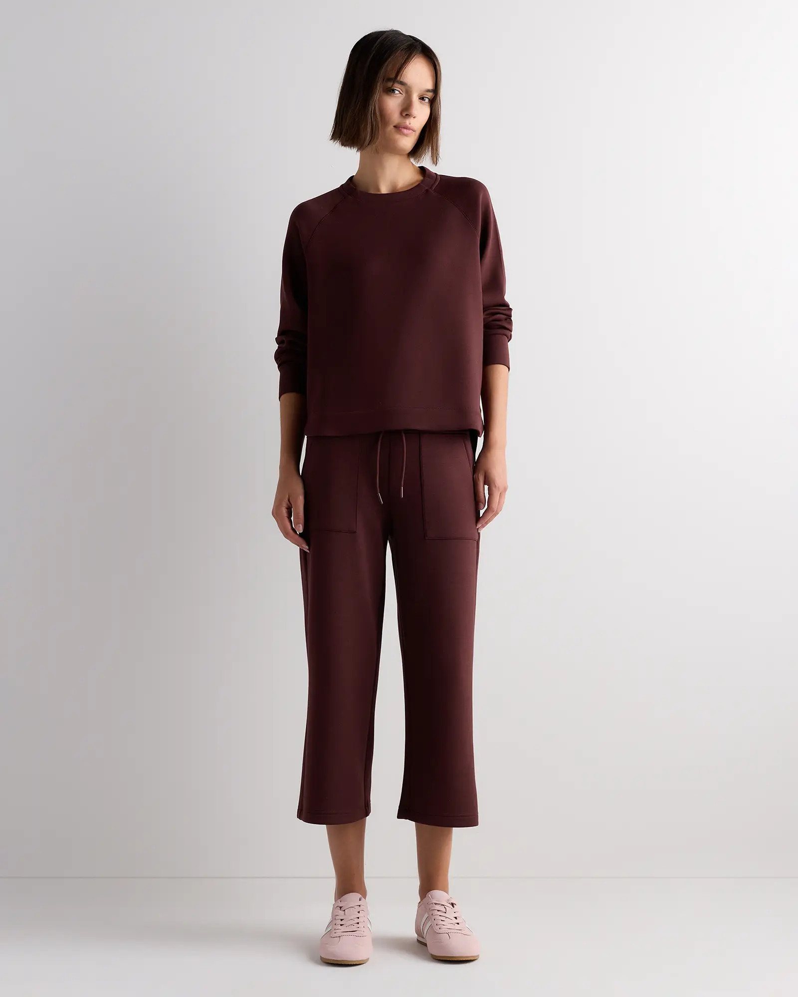 CloudComfort High-Rise Cropped Sweatpants | Quince