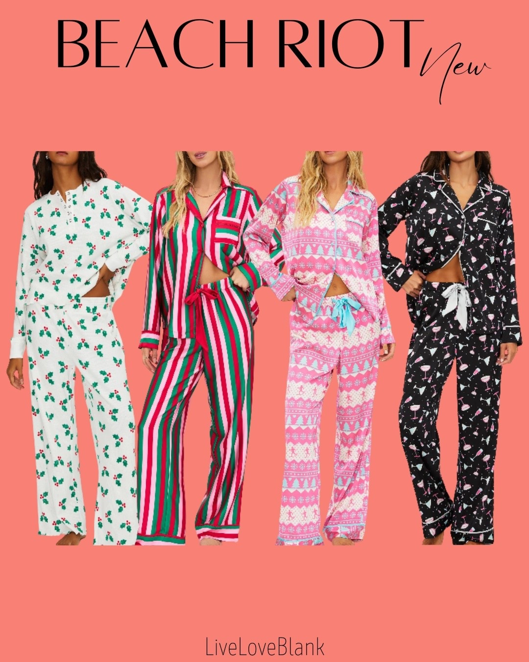 Beach Riot Holiday pajamas 
Family Jammies
Gifts for her 

#LTKStyleTip #LTKOver40 #LTKHoliday