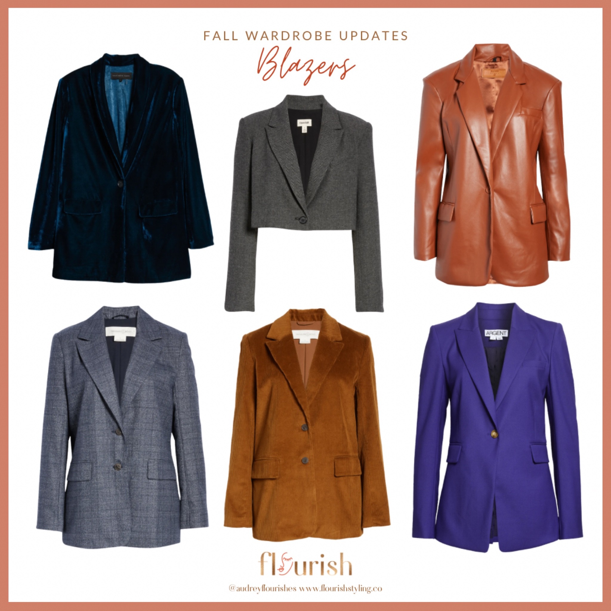 Fall is officially upon us and it is time to celebrate! There is just something about the smell and feel of the crisp, cool air that really makes our hearts soar. It would make sense, too, that we would want to feel comfortable and at home in our clothing during this time as well. Entering into a new season is both exciting and challenging. Maybe your body has changed over the past year and many of your fall staples are either too big or too small. Or maybe your items just don’t feel like you anymore. Whatever the case may be, revamping your wardrobe can be stressful, but it doesn’t have to be! For easy, breezy shopping we have curated some fall staples from our favorite brands that can help you fill the voids you find in your closet. 

#LTKstyletip #LTKworkwear #LTKSeasonal