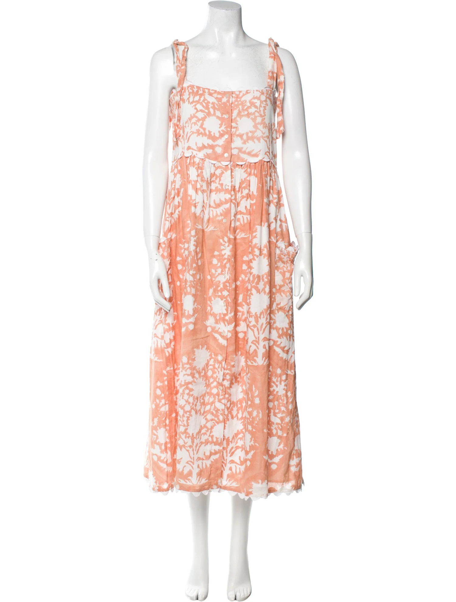 Floral Print Midi Length Dress | The RealReal