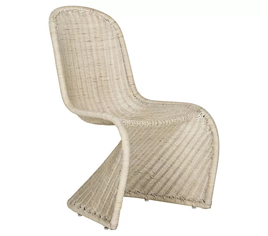 Safavieh Tana Wicker Side Chair (Set of 2) - QVC.com | QVC