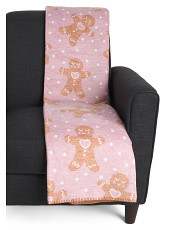Made In Portugal 51x67 Gingerbread Man Throw | Global Home | Marshalls | Marshalls