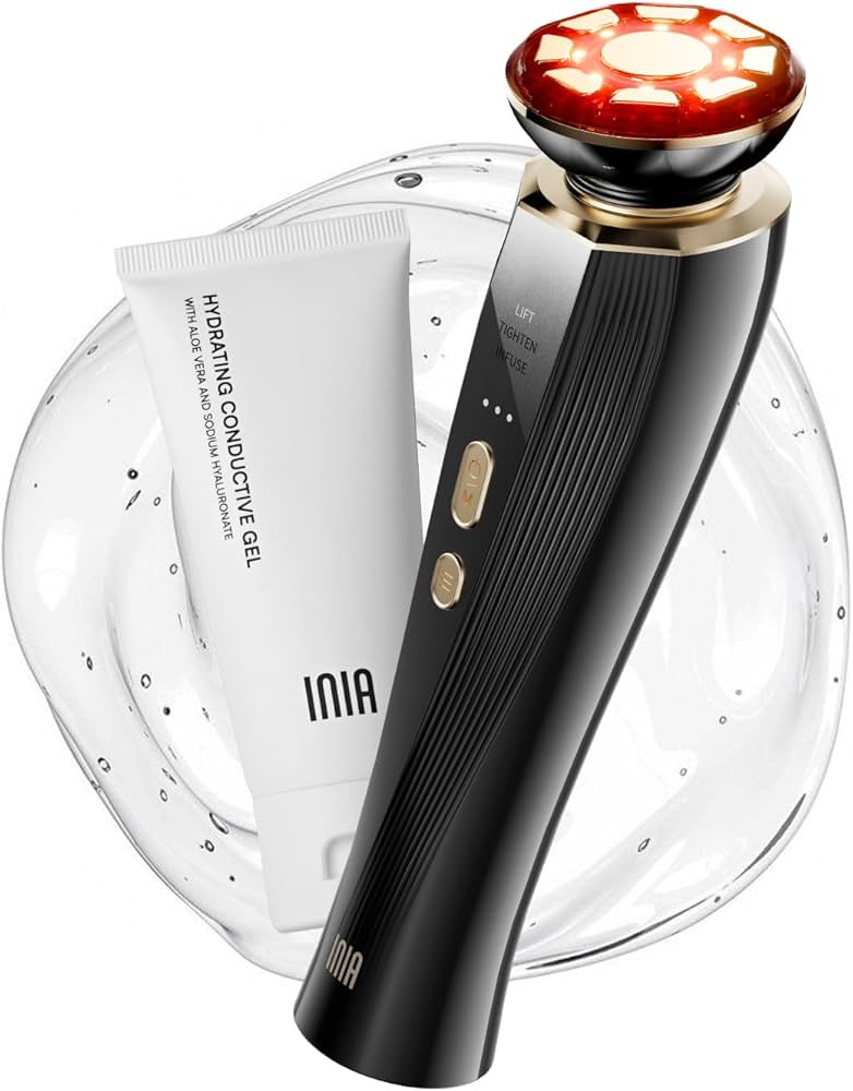 INIA 3-in-1 Red Light Therapy for Face and Neck Beauty Device for Puffiness & Skin Firming Skinca... | Amazon (US)