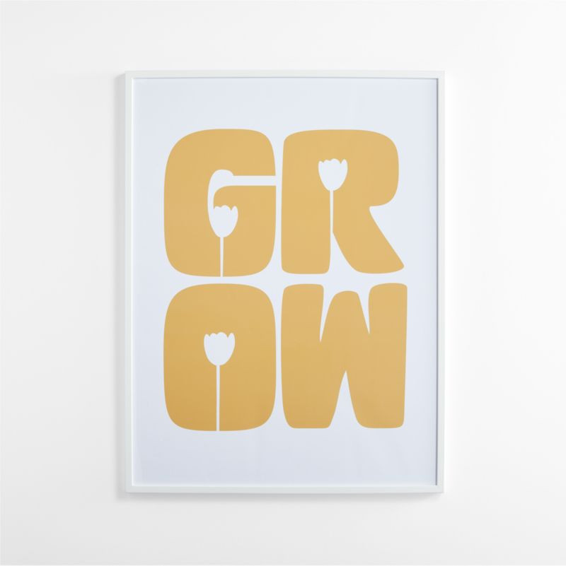 Grow Large Framed Wall Art + Reviews | Crate & Kids | Crate & Barrel