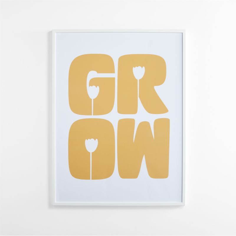 Grow Large Framed Wall Art + Reviews | Crate & Kids | Crate & Barrel