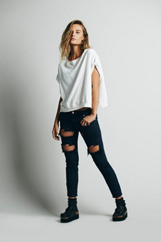 ONE by One Teaspoon Womens Free Bird Straight Leg | Free People