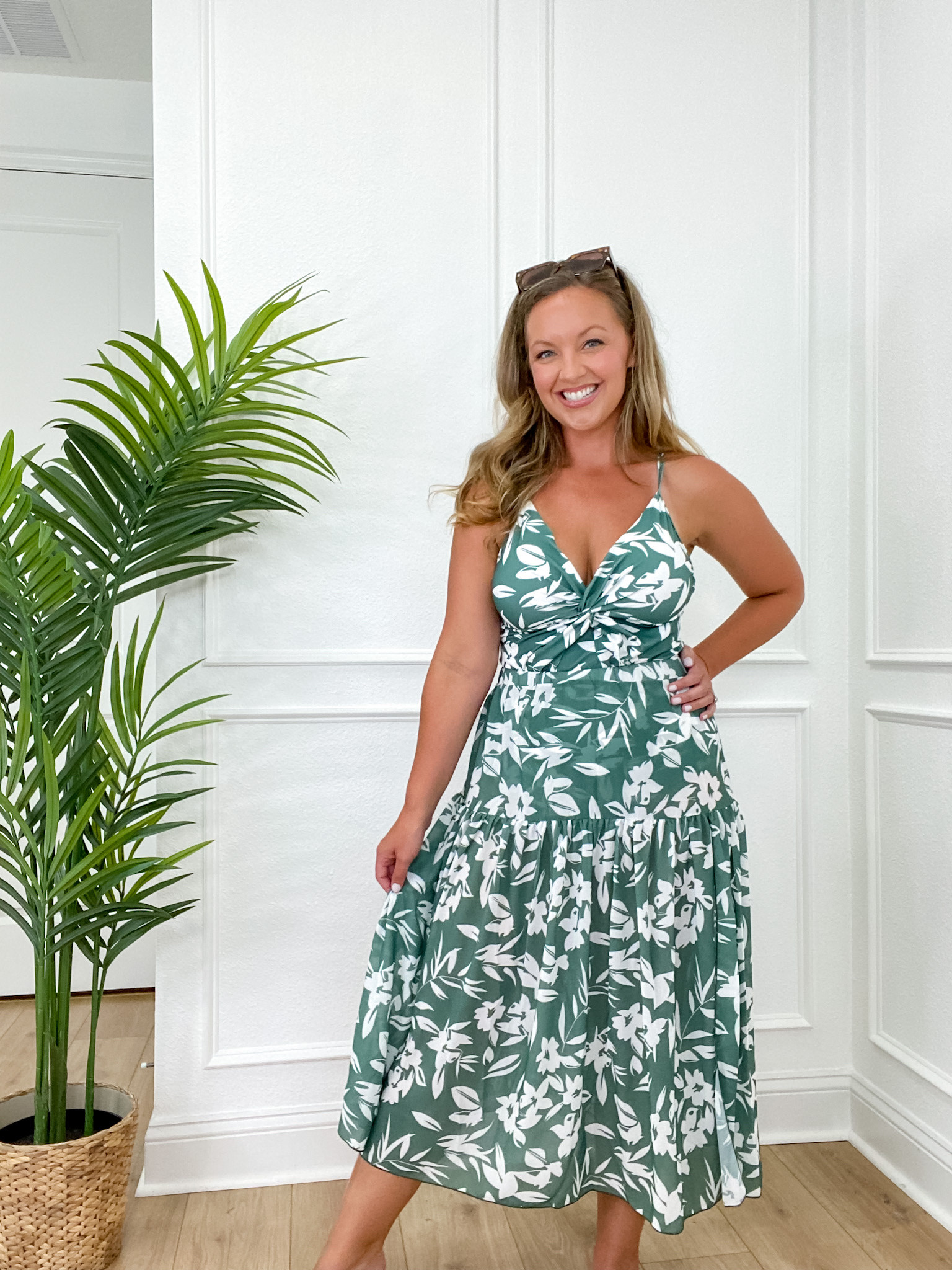 Green floral swimsuit set I am loving for summer  

#LTKSeasonal #LTKFindsUnder100 #LTKSwim