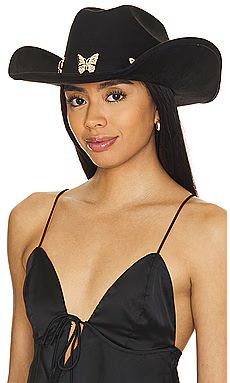 8 Other Reasons Butteryfly Cowboy Hat in Black from Revolve.com | Revolve Clothing (Global)