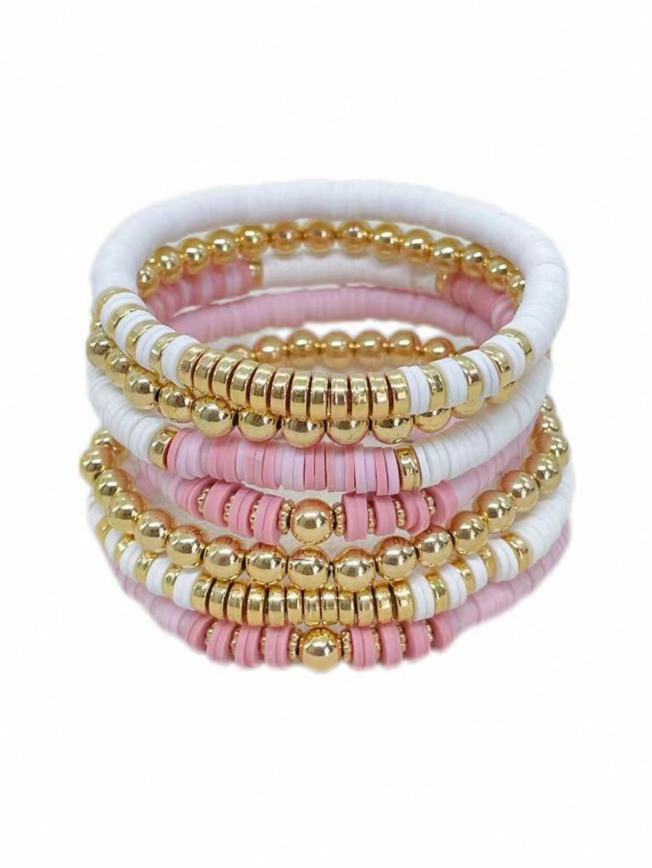 [7PCS]Popular Bohemian Style Colorful Bracelets Set, Perfect Gift For Summer Beach Girls | SHEIN