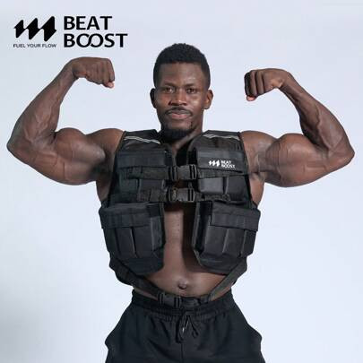 Weighted Vest For Men Women 22 Lb Weight Vest Adjustable Weights With 4 Lb Wit Weights And Arm Bag For Walking Strength Training Running Workout | SHEIN