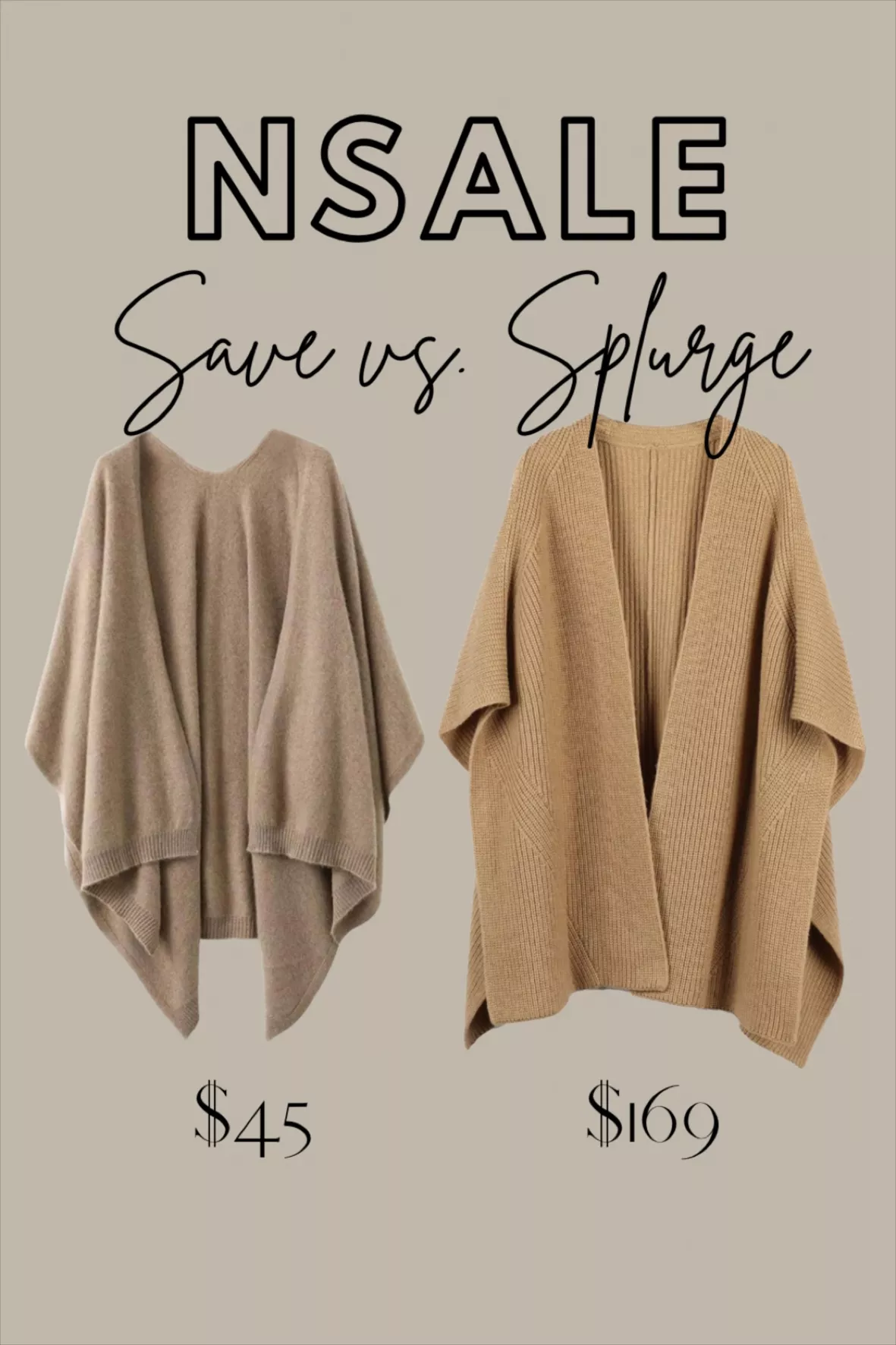 Aerie Shawl Collar Sweater Cape curated on LTK