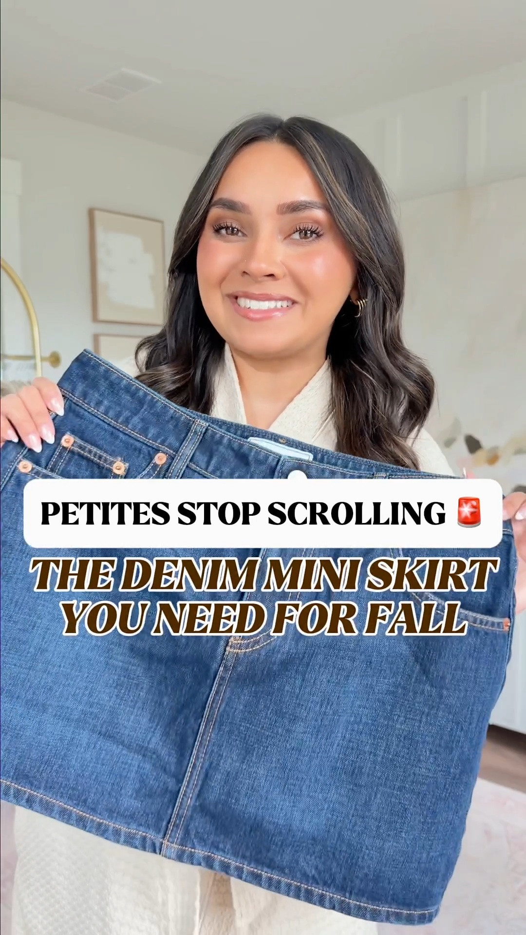 Denim skirt size 26 regular TTS