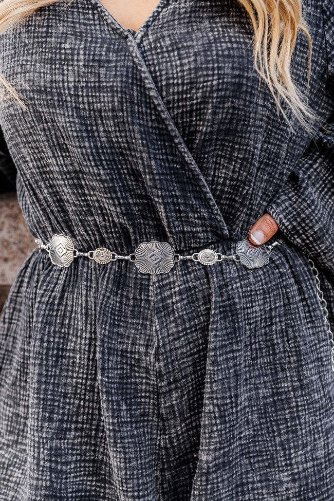 All The Midnights Chain Belt | Pink Lily