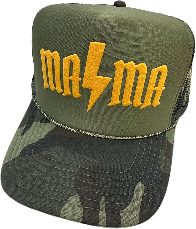 NACRE APPAREL Puff Print Design Trucker Hat Vinyl Puff Printed Trucker Hat Foam Trucker Hat | Amazon (US)