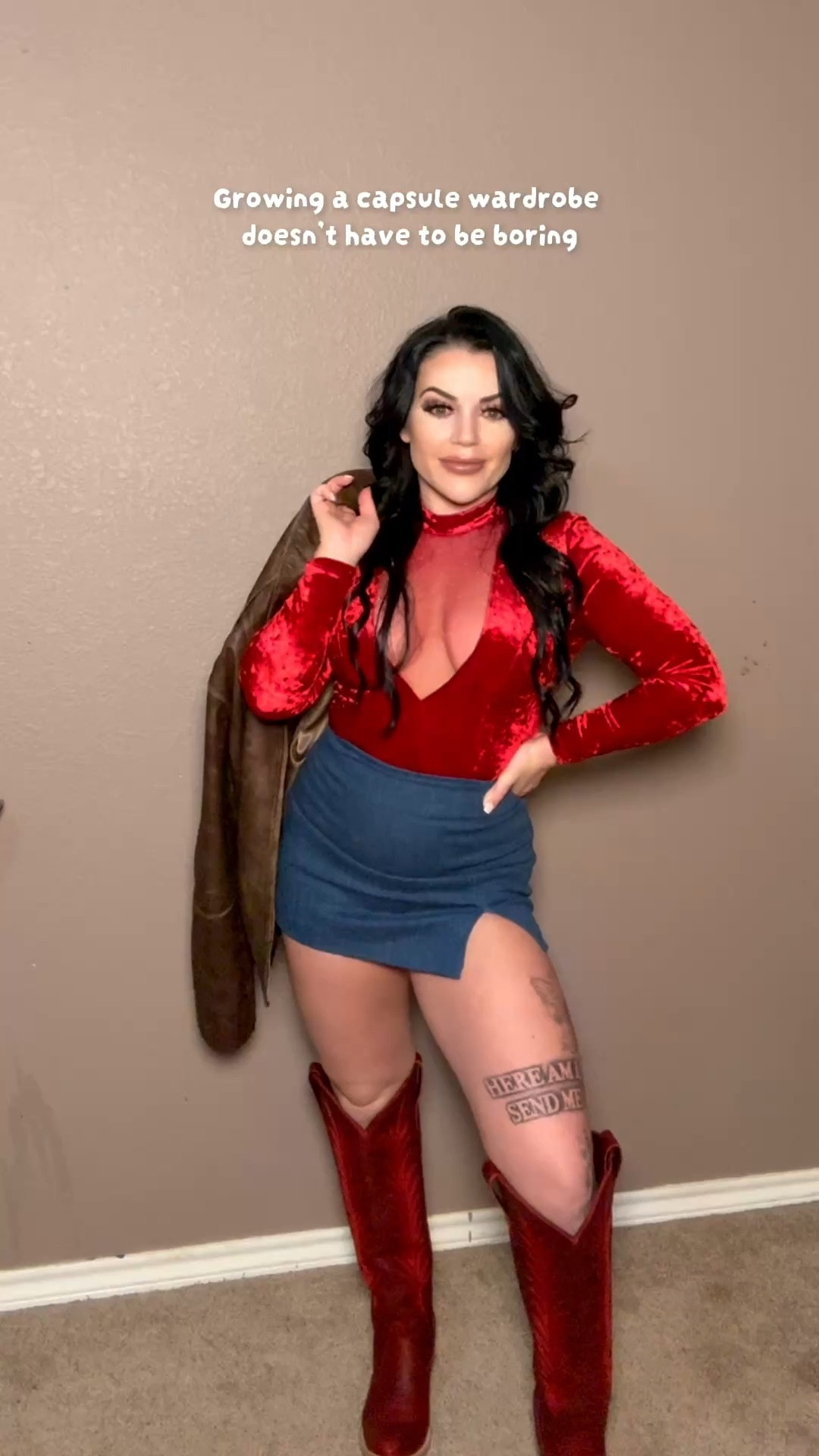 Everyone thinks capsule wardrobes mean beige basics… but this is the jacket I added to mine.


#LTKootd