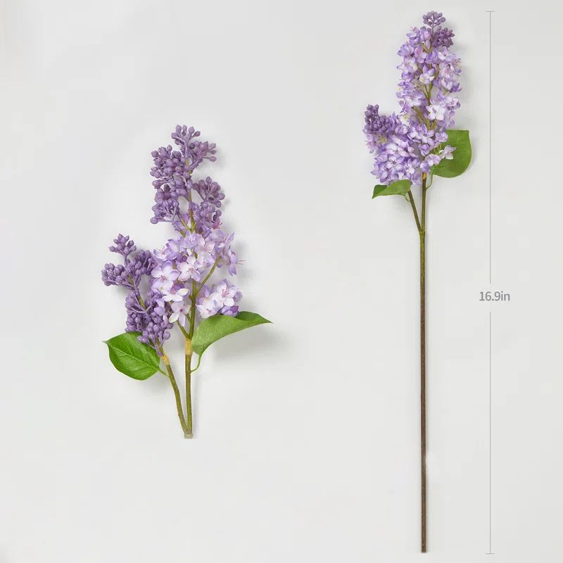 17" Artificial Lilac Flowers - (Set Of 6) | Wayfair North America