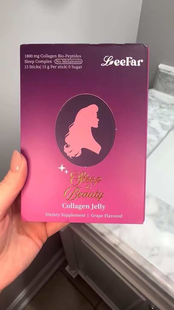 Trying the Leefar Sleep & Beauty Collagen Jelly Sticks. These reminded me of one of those grape push up popsicles you would eat as a kid. It tastes delicious and I did get an amazing night of sleep. #beauty #beautyritual #sleep #sleepaid #wellness 

#LTKdayinmylife #LTKBeauty #LTKselfcare