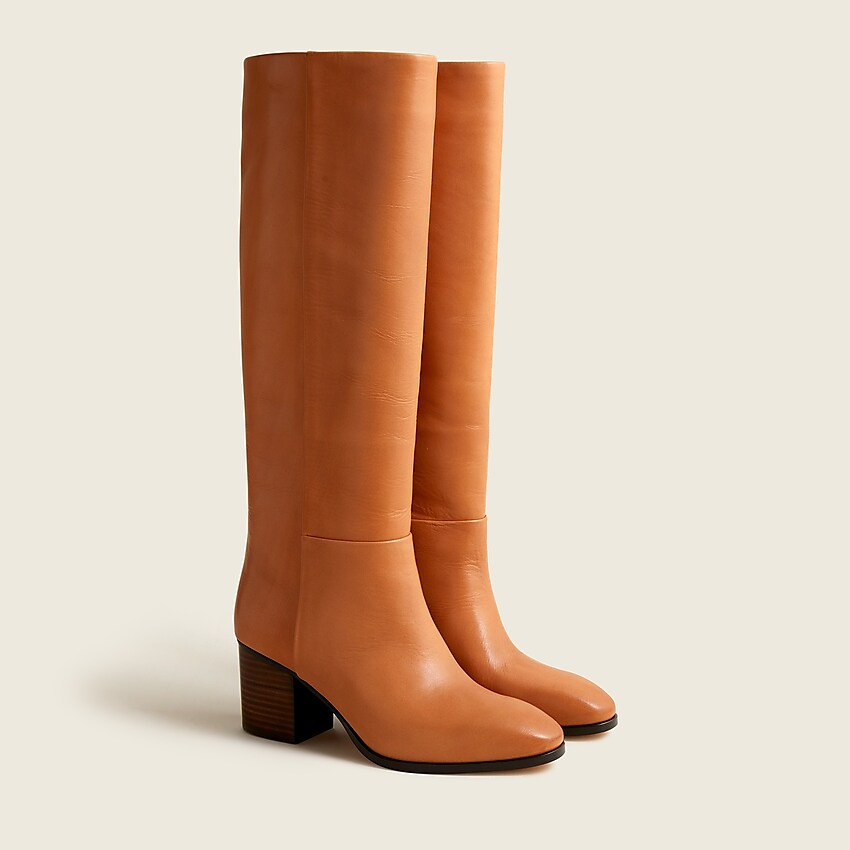 Sadie knee-high boots in leather | J. Crew US
