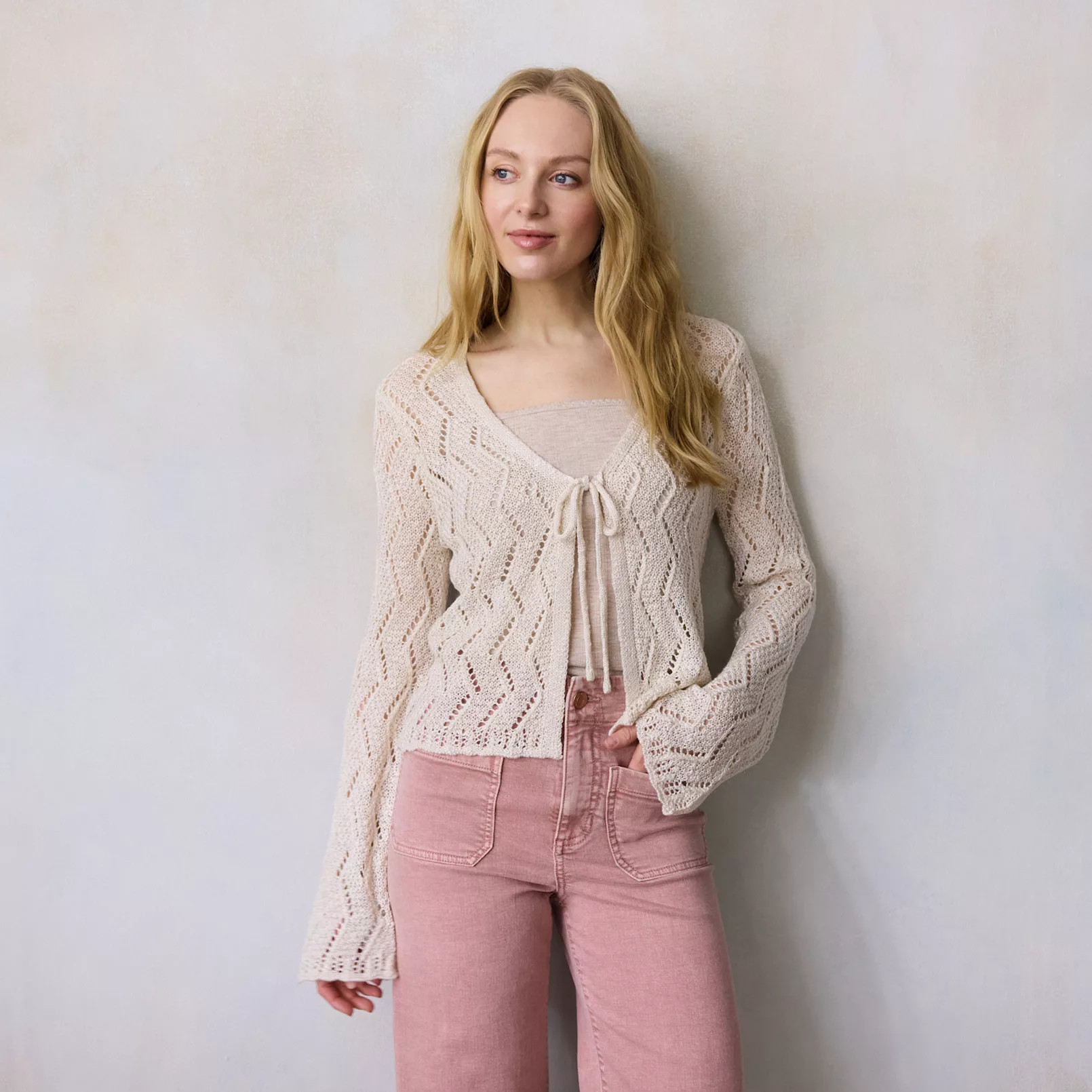 Women's LC Lauren Conrad Scallop Hem Sweater | Kohl's